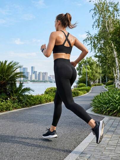 1 chiếc quần lót nâng mông không đường may màu đen dành cho nữ, kiểu dáng ôm sát vòng ba, thích hợp cho yoga và thể dục, trang phục thể thao thường ngày, chất lượng cao, bền chắc, thoải mái, tối giản và chuyên nghiệp.