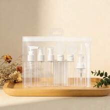 11pcs/Set Travel Botttle Set 60ml Refillable Bottle Soft Plastic Lotion Shampoo Container Squeeze Tube Empty Bottle - View 2