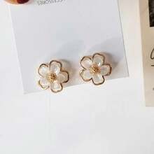 2023 New Fashion Exquisite Rhinestone Decorative Earrings, Women's Ear Accessories, Christmas Gift Stud Earrings, Women's Earrings. - 金色 C - 查看 10