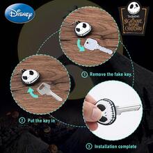 Disney Móc khóa PVC hình nhân vật hoạt hình Jack, Sally, Skellington, được cấp phép chính thức, quà tặng 1 chiếc. - A - Xem 3