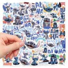Disney 50 miếng dán Stitch sáng tạo, chống thấm nước, hình hoạt hình, thích hợp dán lên bình nước, máy tính xách tay, cản xe, điện thoại, máy tính để bàn, tường, ván trượt, đàn guitar, tủ lạnh, máy tính bảng, sổ lưu niệm, ốp điện thoại, trang trí nhà cửa, tiệc sinh nhật, ngày lễ và các dịp quà tặng khác. - 50pcs - Xem 2