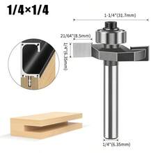 2-In-1 Ball Bearing T-Slot Router Bit, Wood Milling Cutter, Groove Cutting Knife, Chamfer Knife, Pull Handle Knife - Ball Bearing T-blade - View 26