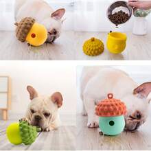 耐咬硅胶狗狗玩具，宠物慢食喂食器，狗狗益智玩具，弹性，蘑菇头，慢食，互动，硅胶材质，宠物猫狗慢食玩具，增强智力互动 - 500ml - 查看 7