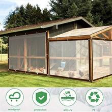 1 Stück wasserdichte transparente Kunststoff-Regenhülle - Strapazierfähige UV-beständige staubdichte Überdachung geeignet für Garten, Balkon, Gewächshaus - Wasserdichter Kunststoff-Sonnenschutz für Sukkulenten, Blumen, Haustierunterkünfte - A - Übersicht 2