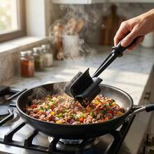1Pc Multifunctional 3-In-1 Plastic Mixing Stick, Handheld Kitchen Utensil For Meat Mixing, Baking, Salad, Dough Kneading & Salsa Preparation - Multicolor - View 1