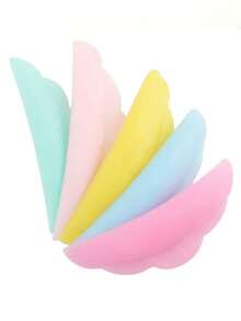 10/20pcs Eyelash Extension Supplies - Silicone Lash Pads, Dumpling Shaped Design, Soft & Durable, Natural Curve, Easy To Use, Various Lengths To Meet Different Curling Needs, Reusable Silicone Material - Multicolor - View 5