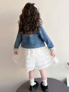 Tween Girls Dresses - Apricot Dress - View 11