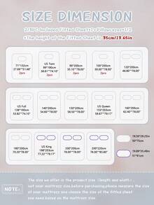 2/3件套蓝色格子床品套装，柔软亲肤的床笠和枕套套装，适合卧室/宿舍（男孩/女孩）、旅行，2/3件套（1个床笠+1/2个带口袋的枕套，不含被芯） - 藍色 - 查看 4