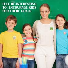 16张/套 儿童奖励贴纸 卡通可爱贴纸 老师鼓励学生在课堂上表扬和鼓励贴纸，是鼓励班级的完美礼物。 - 彩色 - 查看 2