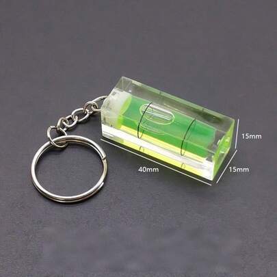 3pcs Mini Magnetic Square Bubble Level 10*10*40mm Green | Precision Leveling Tool For Picture Frames, Shelves, RV & DIY Projects, Battery-Free, Non-Damaging & Compact Design (Random Style)