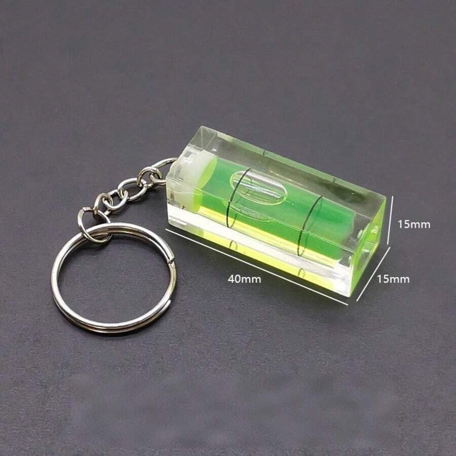 3pcs Mini Magnetic Square Bubble Level 10*10*40mm Green | Precision Leveling Tool For Picture Frames, Shelves, RV & DIY Projects, Battery-Free, Non-Damaging & Compact Design (Random Style)