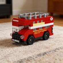 9pcs Mini Car Building Block Set, Micro Particle City Vehicle Model Assembly Toys, Educational DIY Decoration, Children's Birthday Gift - Multicolor - View 12