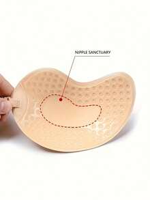 2pcs Summer Self-Adhesive Silicone Bra Petals, Designed For Wedding Photography, Strapless Dresses, Invisible Underwear, Skirts, Dresses, Travel & Vacation To Enhance Cleavage And Bust - Multicolor - View 7