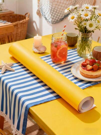 1 Roll (1m/3m/5m) Orange Peel And Stick Wallpaper, 15.75 Inches Wide, DIY Removable, Easy To Peel And Stick, No Residue Removal, Waterproof, Moisture-Proof, Easy To Clean, Suitable For Washing Machine, Vent Hood, Kitchen Corner, Cabinets, Bathroom Partition, Dining Kitchen, Tables, Home Decor PVC Renovation Sticker
