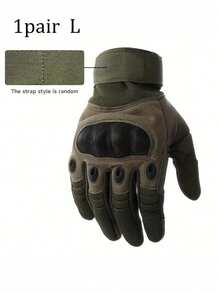 Full Finger Tactical Gloves With Touchscreen Fingertips, Hard Knuckle Protection Outdoor Tactical Gloves For Men, Suitable For Camping, Hunting, Airsoft, Outdoor Work, Cycling, Motorcycle Accessories - Multicolor - View 14