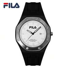 FILA 彩虹指针石英表 43毫米八角形表壳 硅胶表带 30米防水 男女通用 学生运动腕表 - 均碼 - 查看 14
