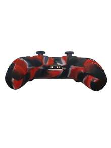 1 Set 5 Controller Cover + 2 Pcs Soccer Pattern Joystick Caps, Camouflage Design, Anti-Slip, Anti-Sweat, Anti-Scratch, Anti-Dust, Enhance Gaming Experience - View 4