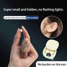 Invisible Wireless Earbuds - Deep Bass, Noise-Proof, Suitable For Various Scenarios (Workout/Sleep/Work/Study), 3 Colors - Perfect Daily Use Gift For Students/Fitness Enthusiasts - 彩色 - 查看 1