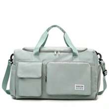 ASALOOG Gym Travel Bag Image Fitness Crossbody Casual Unisex With Ref: M-212 - Hijau - View 2