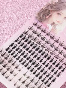 AYRMILLA 5-16mm 136簇大容量假睫毛仙女必备单簇假睫毛自然卷翘十字仿真单簇假睫毛专业睫毛嫁接工具眼妆工具全套假睫毛 - C - 查看 5