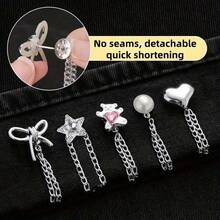 4个可调节裤腿链夹，无需缝纫即可调节裤长 - 彩色 - 查看 2