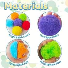 10/20/30pcs Reusable Colorful Sponge Water Balls, Suitable For Outdoor Summer Games, Perfect For Swimming Pools, Beaches, Backyards, Patios And Parties, Ideal Choice For Family And Friends Summer Water Fun, Essential Toy And Gift For Pool Parties In Summer - A - View 9