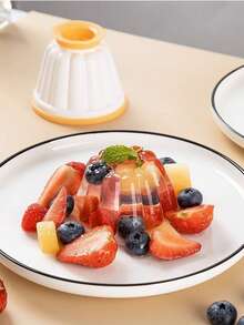 Khuôn làm bánh pudding hình cốc có nắp đậy đựng sữa chua, khuôn làm mousse và thạch, dụng cụ nhà bếp chuyên dụng. - Xem 4