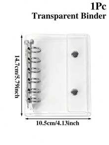 1 cuốn sổ tay bìa rời trong suốt khổ A5/A6/A7, sổ tay dán sticker, sổ lưu trữ sticker, bìa da mềm khóa đôi, lõi giấy trong suốt có thể thay thế, sổ lưu trữ ảnh và thẻ của ban nhạc K-pop, bìa đựng tài liệu di động dung lượng lớn, sổ kế hoạch, sổ lịch trình, sổ bảo vệ, sổ tay gáy đôi trong suốt cao cấp, thích hợp cho nhật ký tự làm, album ảnh, sổ sticker, sổ tay, sổ kế hoạch, đồ dùng học tập và văn phòng phẩm, giấy trong có thể thay thế. - trắng - Xem 15