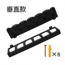 2pcs Heavy Duty Steel Wall Mounted Fishing Rod Rack - Adjustable Vertical And Horizontal Slots, Rust-Resistant Powder Coated - For Garage Tool Wall, Man Cave Storage, Boat Deck Organization, Tackle Room System - Space-Saving Fishing Rod Holder - Fishing Gear Rack - Tidy Fishing Rod Rack - Wall Mounted Fishing Accessories - Garage Storage Solution - Multicolor - View 11