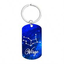 Constellation Keychain Constellation Key Ring With Split Ring, Constellation Design, Suitable For Backpack,Purse Decoration, Valentine's Day Gift - Silver - View 16