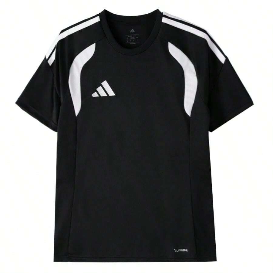 Adidas Áo thun nam TIRO26L JSY M, áo thun thể thao tay ngắn nhẹ, thoải mái, phong cách thường ngày KB1348 - Đen/Trắng - Xem 1