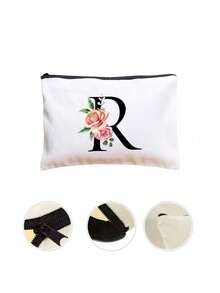 1pc Personalized Cosmetic Bag Gift, Suitable For Women, Birthday, Christmas, Girlfriend, Mother, Bride, Bridesmaid, Makeup Pouch, Cosmetics - Multicolor - View 5