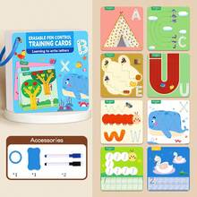 A Set Of Brain Training Exercises For Lines, Numbers, And Letters With Fine Motor Control Practice Sheets-Richly Illustrated Pages-A Comprehensive Guide For Pencil Control And Drawing Education | Learn Handwriting Techniques, Erasable Children's Writing Stickers, Back-To-School Gifts, Birthday Presents, And 11 Additional Holiday Items (Includes 1 Eraser And 2 Pencils), Designed To Enhance Focus And Cognitive Abilities - Multicolor - View 13