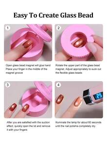 Beautizon Nailartlab Rotating Cat Eye Nail Magnet, 3D Strong Magnetic Tool For Cat Eye Gel Polish, Multi-Function Nail Art Magnet - Multicolor - View 5