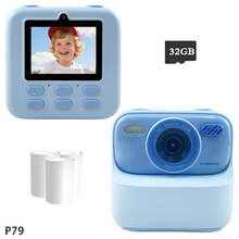 3-12岁儿童数码相机，1080P高清视频拍摄玩具，操作简便 - 彩色 - 查看 12