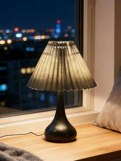 1pc USB Powered Warm Light Desk Lamp, Modern Retro Innovative Atmosphere Minimalist Decor Lamp, Suitable For Bedroom Bedside, Room Tabletop