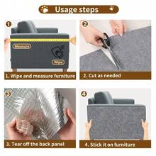 可裁剪猫抓垫 猫抓板 沙发胶带猫抓柱 自粘地毯猫抓板 猫咪用品 - 30*100cm - 查看 4