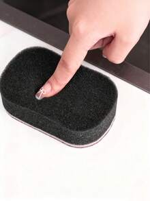 2个装的钻石砂纳米魔力海绵刷是一款厨房家用除锈和清洁锅具的神奇工具。它是一款用于清洁锅底黑色污渍的海绵刷。 - 圓形 - 查看 8