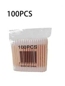 Wholesale 2000/1000pcs Unscented Cotton Wooden Stick, Makeup Swabs, Double-Headed, Removal & Cleaning Ear Cotton Swabs - A - View 15