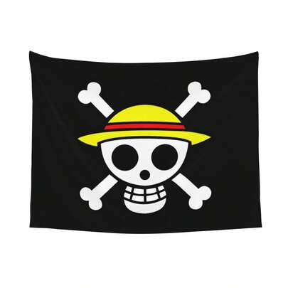 1PC Anime Tapestry, Suitable For Home And Bedroom Wall Decoration, Tapestry, One Piece Background Wall Hanging, Bedroom Wall Decoration, Room Decoration, Celebrity Tapestry Wall Decoration, Gift For Anime Lovers.