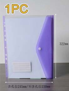 1个/12个装 LDQ A4 可扩展文件袋，带按钮，11孔活页夹口袋 - 高强度PP塑料文件收纳盒，带锁定装置，颜色鲜艳（灰色） - 耐用的A4活页夹收纳盒，适用于学校、办公室、家庭 - 多色1 - 查看 19