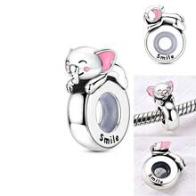 Charm Dog Clasp Charm Universal Buckle Animal Rubber Stopper Beads Fit Bracelet Diy For Woman Jewelry - Gold Or Silver - View 17