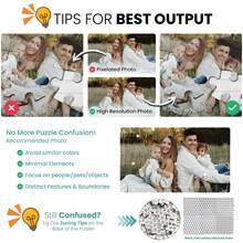 1 Box (500/1000 - -Pcs) Paper Puzzle, Cute Dachshund Cartoon Design, Dog Holding A Sign With Witty Text, Adorable Expression, Brain Challenge, For Family Fun, Solo Time, Rainy Day Leisure, Happiness-Boosting Puzzle Experience, Fits Minimalist Fun - 1 Hộp (1000 chiếc) - Xem 9