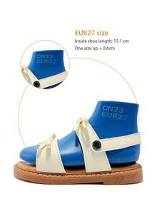 1 Pair Toddler Beige Sandals, Fresh Bowknot Design, Fashion Summer Outdoor Sandals, Children Versatile Non-Slip Soft Bottom Princess Shoes - Beige - View 9