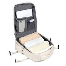 Large Travel Backpack Men And Women Business Laptop Backpack Cabin Bag 45x20x30 Carry On Backpack Airline Approved Waterproof Backpack Multi-Functional Independent Shoe Warehouse Dry-Wet Separation Layer Middle School Students Travel Bag School Bag Commuting Computer Bag - Multicolor - View 4