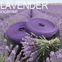 高级薰衣草香薰线圈 - 紫色螺旋形，持久燃烧，薰衣草香气，舒缓身心，营造浪漫氛围，适用于卧室、客厅、瑜伽室、水疗中心、休闲放松及居家必备。 - 薰衣草 - 查看 5