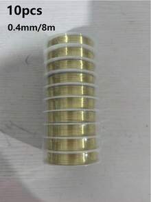 1卷金银金属线，高品质不锈钢首饰线，不褪色、不生锈、不易变色，适用于手链、项链DIY，不褪色串珠线、首饰绳、手工编织线 - 彩色 - 查看 20