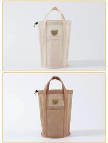 1pc Mesh Mom Organizer Bag, Baby Backpack, Diaper Bag, Toiletry Bag, Handbag With Pockets, Baby Toiletry Bag, Travel Backpack, Baby Supplies Storage Box, Organizer Basket, Baby Organizer Bag, Tote Bag, Large Toiletry Bag, Baby Stroller Bag, Diaper Bag, Mother Tote Bag, Baby Clothes Bag - Multicolor - View 12