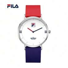 FILA ORIGINALE 撞色硅胶石英表 45mm 大表盘 30米防水 学生情侣运动腕表 - 均碼 - 查看 11