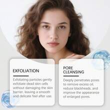 100g Deep Cleansing Exfoliating Paste - With Plant Extracts - Improves Skin Texture - Fresh & Comfortable - White - View 2